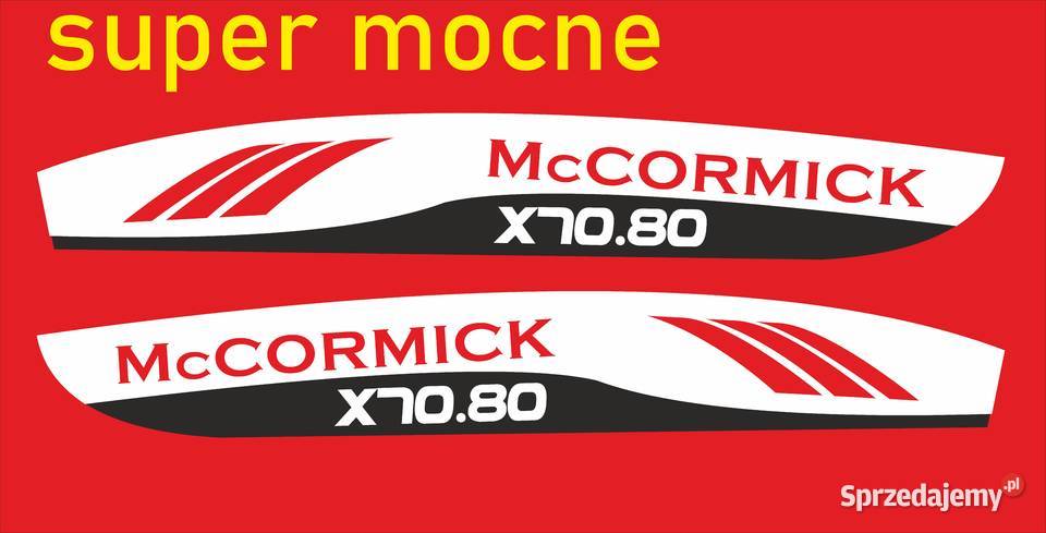 Naklejki Mccormick x7080 i inne modele super kujawsko-pomorskie Bydgoszcz