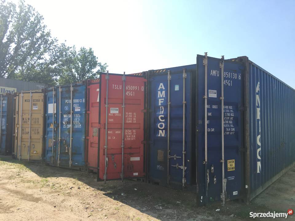 40HC Morski kontener transport magazyn HDS garaz Pruszków