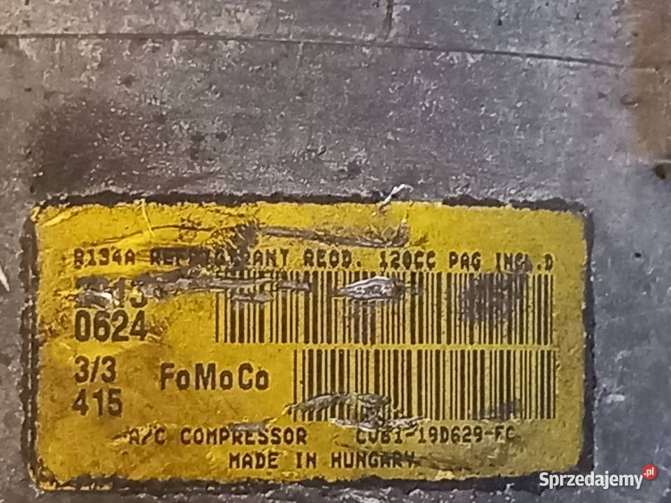 FORD 10 ECOBOOST sprężarka klimatyzacji osobowe Kompresory klimatyzacji Kielce