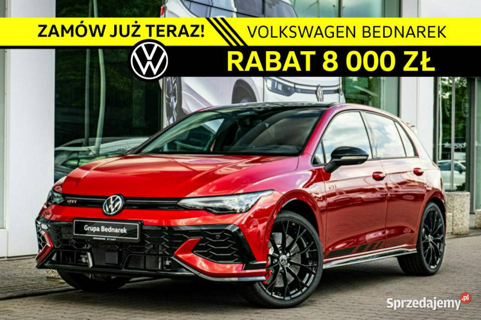 Volkswagen Golf GTI Clubsport 20 TSI 300 DSG czerwony Łódź