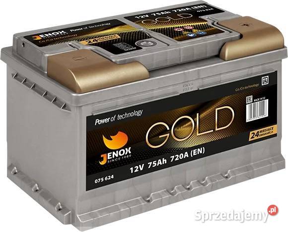 Akumulator Jenox Gold 75Ah 720A Kraków