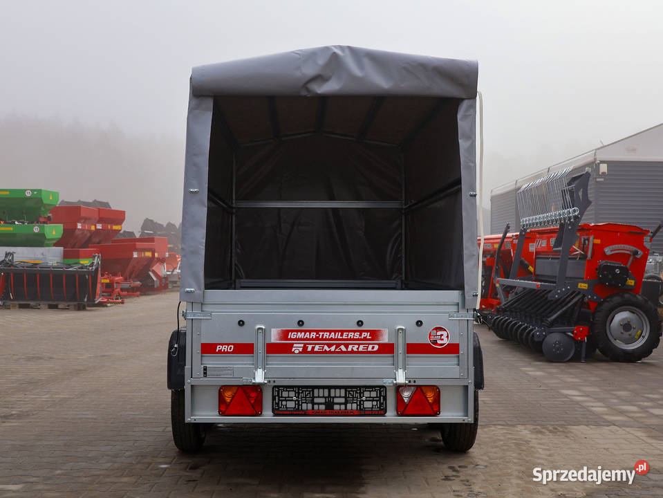 TEMARED PRO 26122 przyczepa dwuosiowa DMC 750 wielkopolskie Cegielsko