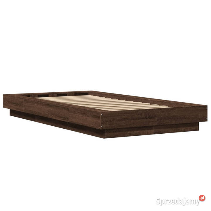 Rama łóżka z LED brązowy dąb 75x190 WM3281160 Warszawa