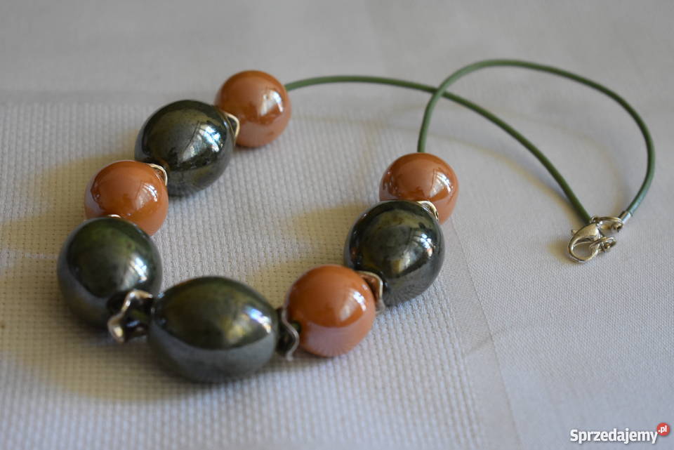 Naszyjnik z ceramiki Warszawa