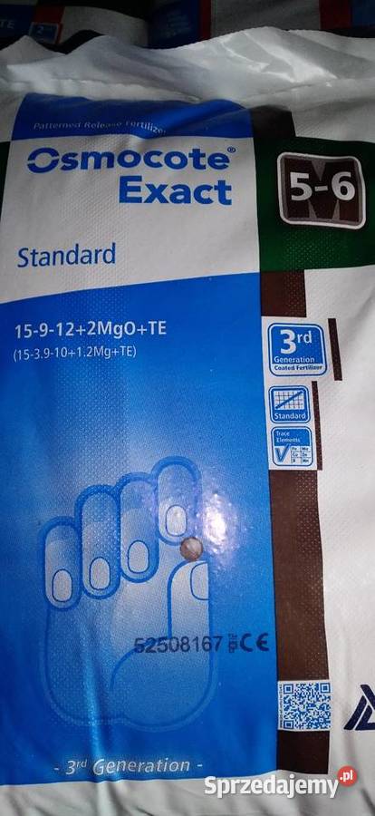 Osmocote 56 miesięcy dzialajacy probka 1 Nawozy Dom i Ogród