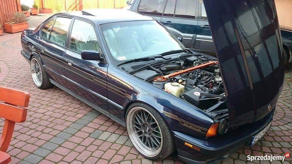 BMW E34 540 okazja ALPINA BBS aluminiowe felgi łódzkie Łódź