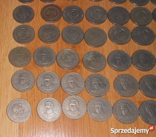 Monety z okresu około 1973 roku 60 sztuk Brzozów