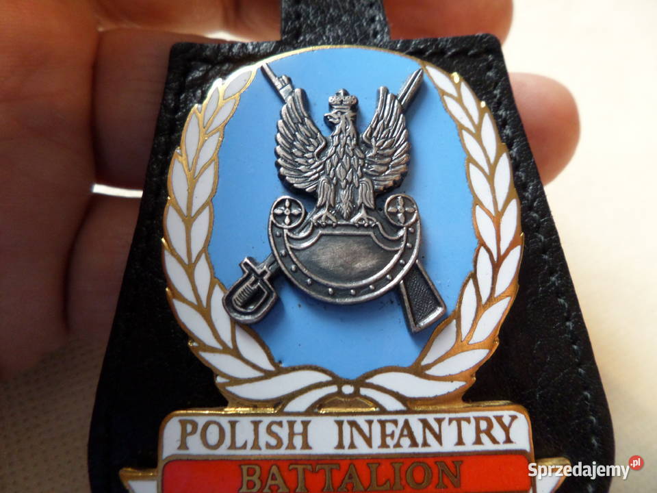 Odznaka POLISH INFANTRY BATTALION oryginał Poznań