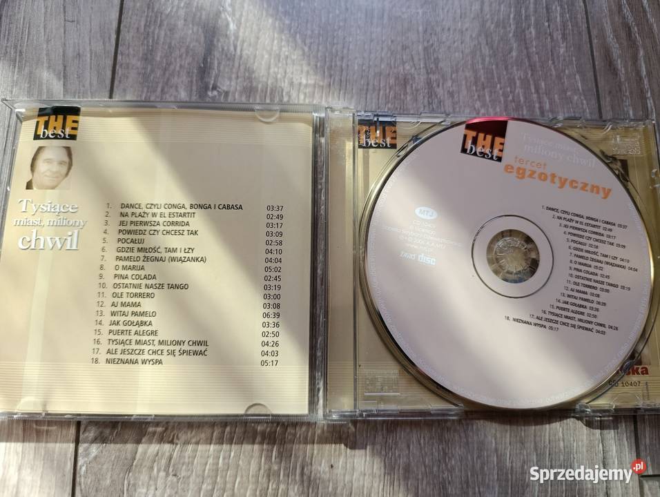tercet egzotyczny tysiące miastmiliony chwil Muzyka Poznań sprzedam