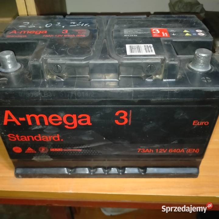 Akumulator rozruchowy Amega 3 73Ah 640A lubelskie Zamość