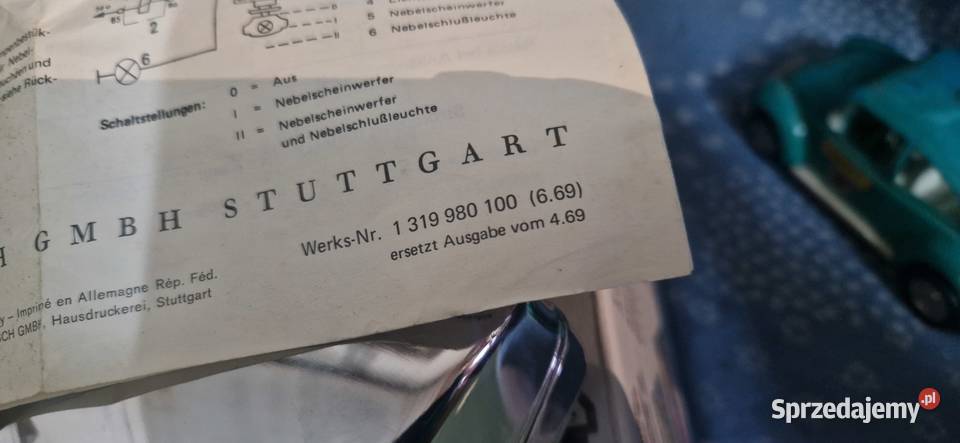 Vw porsche mercedes lampa przeciwmgłowa BOSCH uniwersalne Motoryzacja Łódź