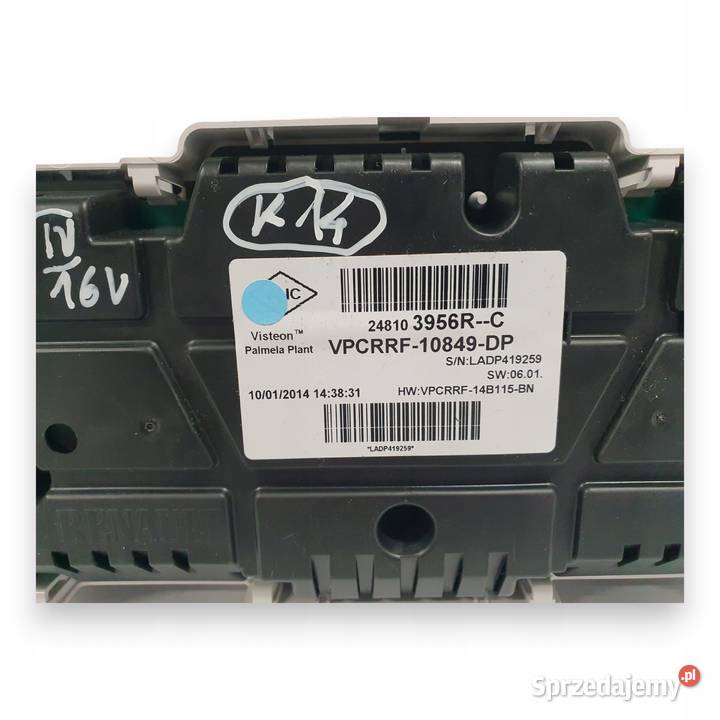 LICZNIK ZEGARY 248103956R Renault Clio IV LIFT Liczniki i zegary Chełm