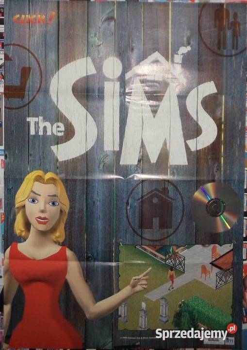 plakat z gra The SIMS Electronics Arts 2000 Rzeszów sprzedam