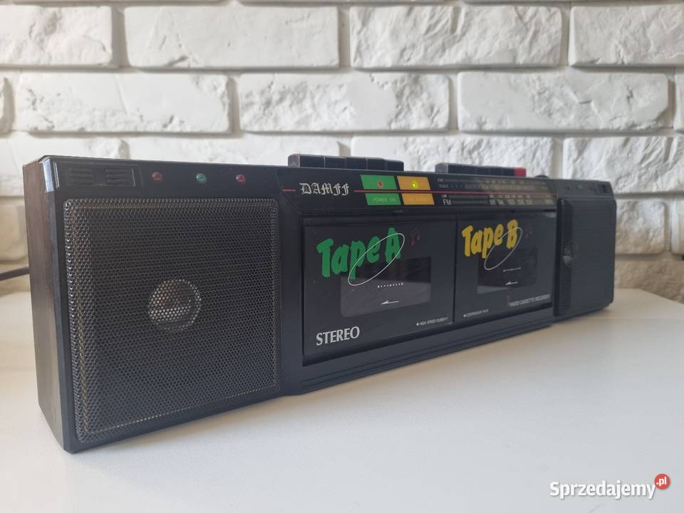 Radiomagnetofon Jamnik DAMFF radio PEWEX lata pomorskie Solnica