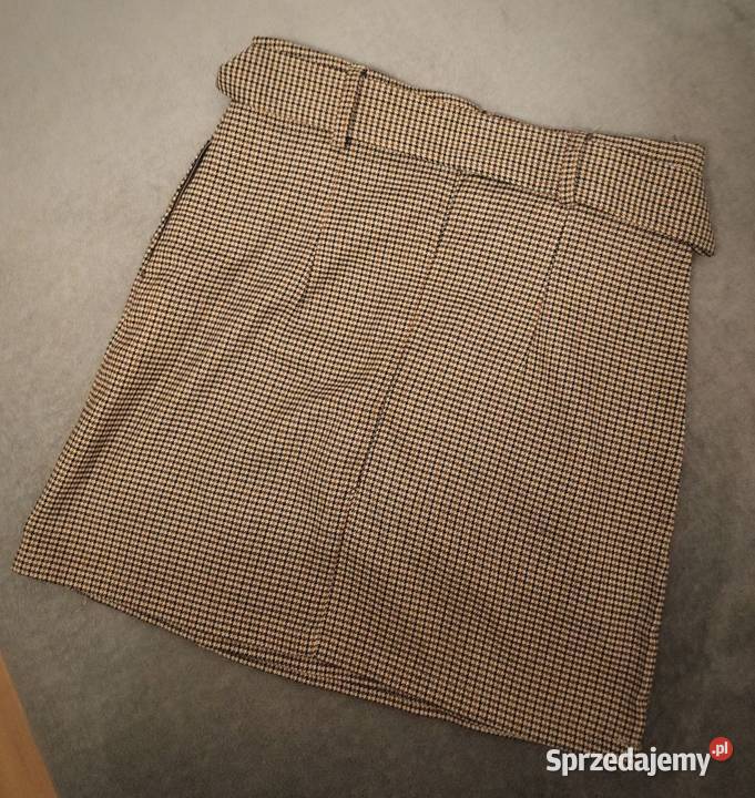 Beżowobeżowa spódniczka mini Sinsay XXS