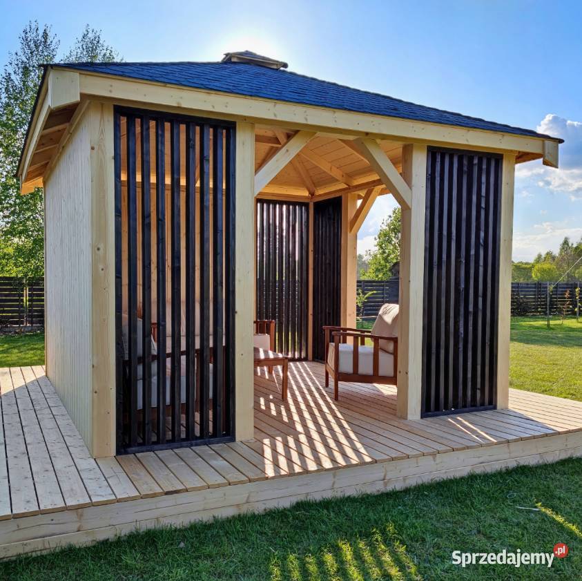 Altana Drewnolandia drewno 400 x 400 x 330 Kiedrzyn