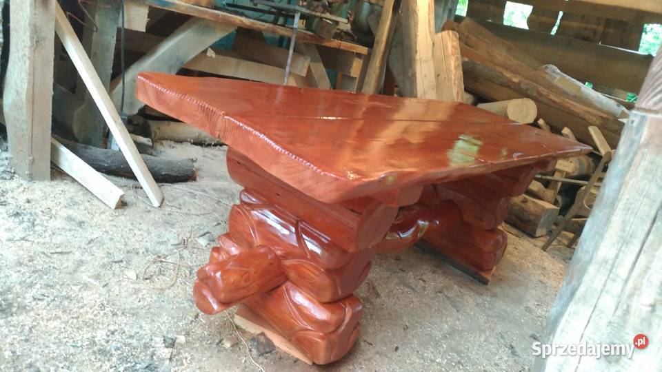 Meble ogrodowe altany place zabaw hustawki Bircza