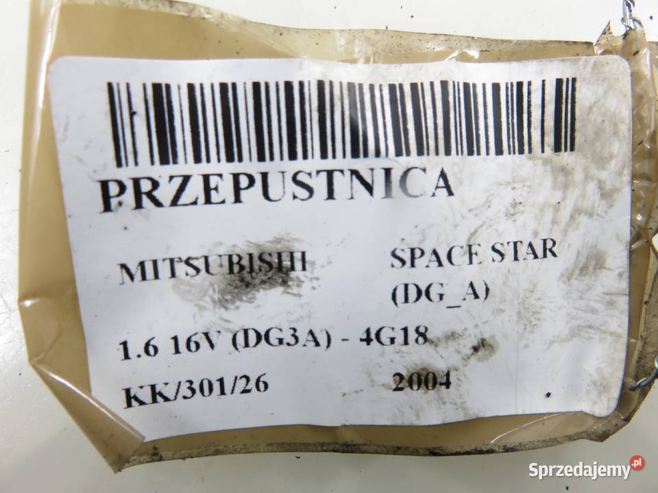 PRZEPUSTNICA MITSUBISHI SPACE STAR 16 16V małopolskie