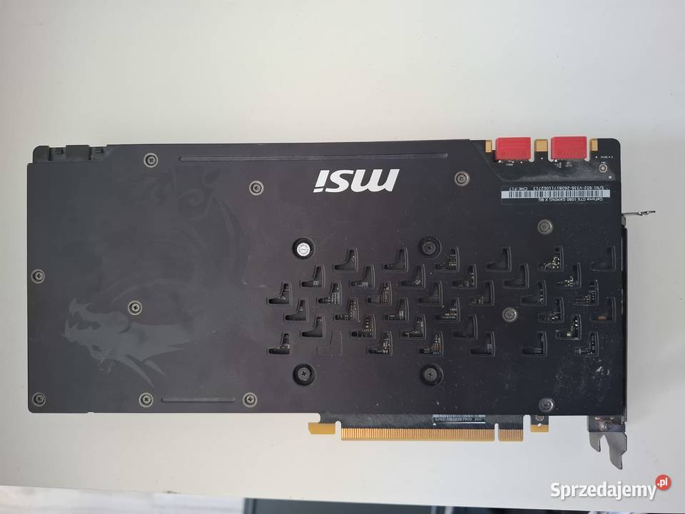 MSI GeForce GTX 1080 8GB sprawna testowana 8GB