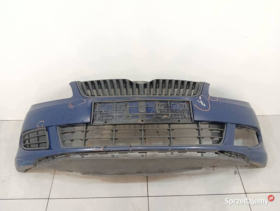 ZDERZAK PRZÓD GRANATOWY Skoda Fabia II 20072014 osobowe