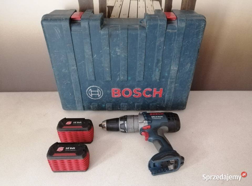 Zestaw wiertakowkretarka Bosch + 2x bateria