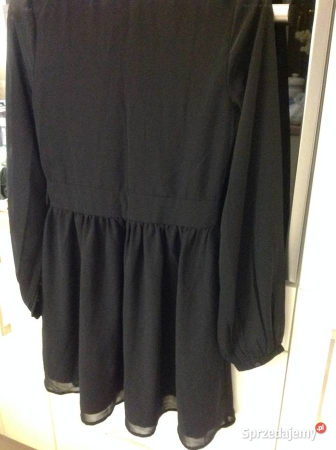 Czarna Mini Sukienka Damska NAKD 36 Nowa czarny sprzedam