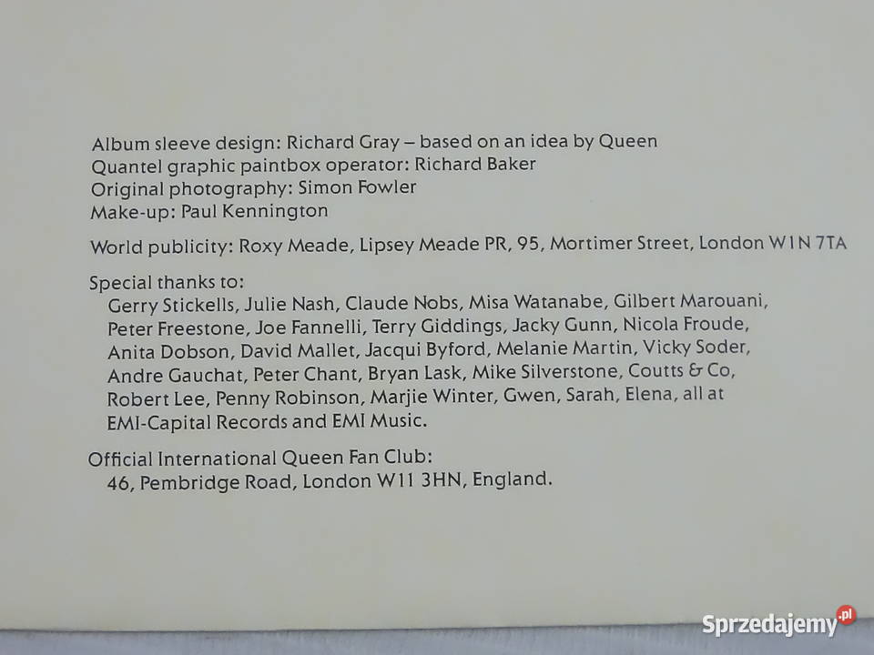 QUEEN The Miracle Winyl LP Oryginał 1989 Stan EX Biłgoraj