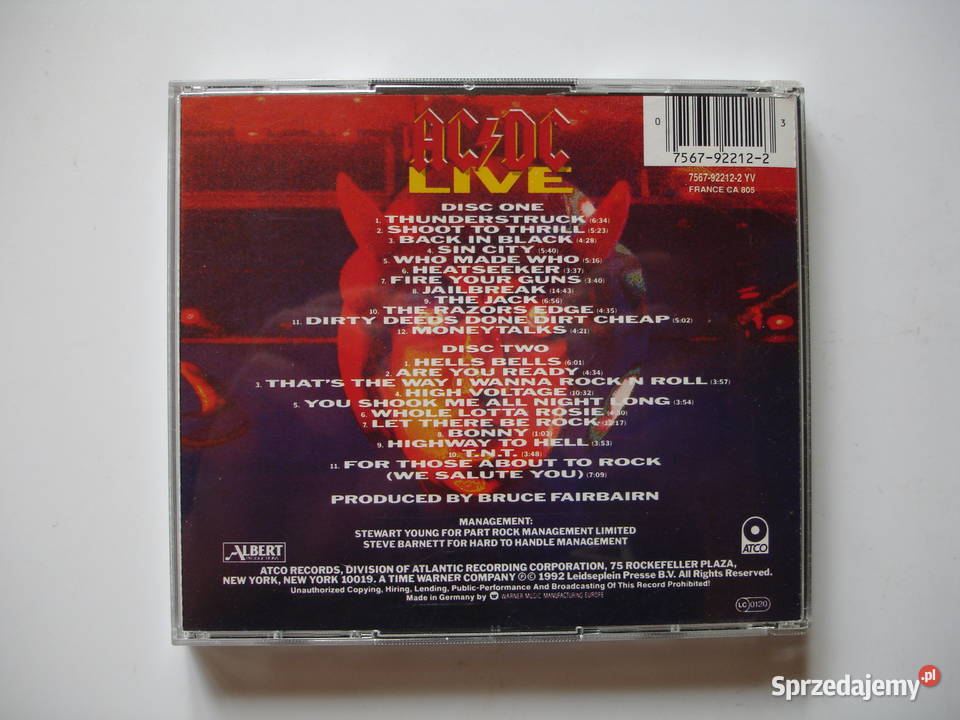 Płyta CD ACDC Live 2CD 2 płyty Zielona Góra sprzedam