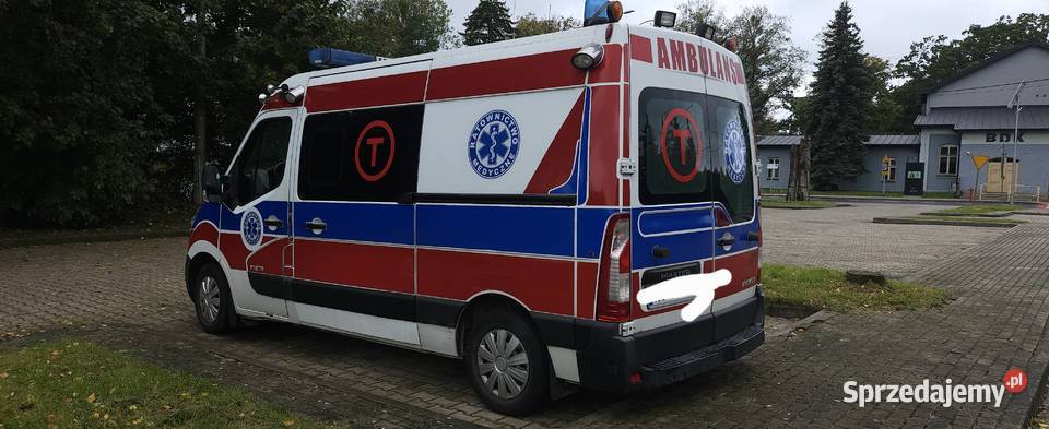 Ambulans Karetka Renault Master przejscie 2911r 2300cm3 Biskupiec