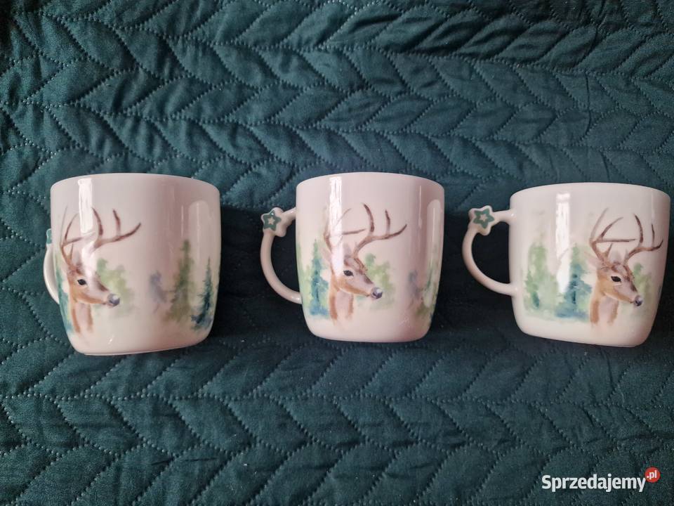 NOWY Kubek świąteczny porcelanowy ELOY renifer Wrocław