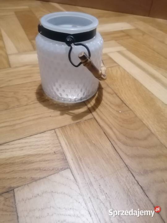 Lampion biały biały