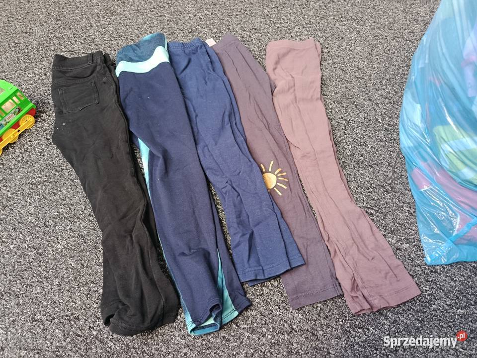 Ubrania dziewczynka 122 128 Poniec sprzedam