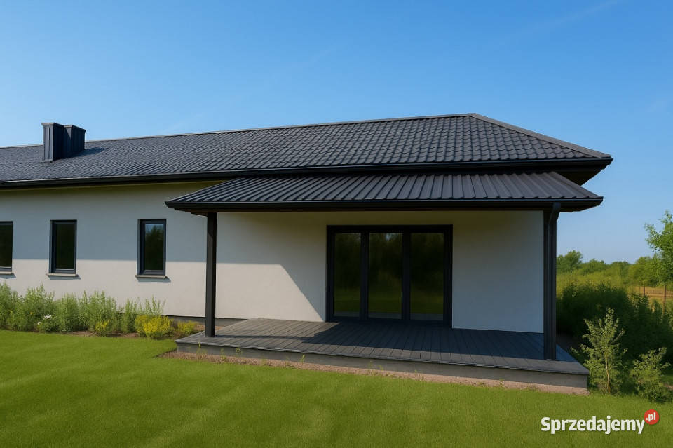 parterowy z garażem wykończenie premium Mrowiska