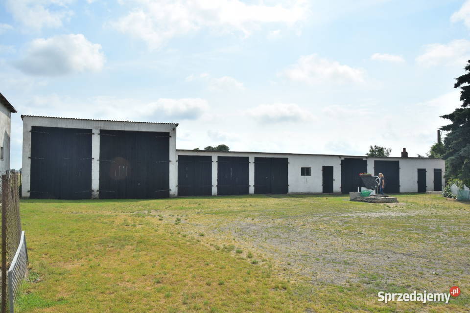 Dom zabudowania gospodarcze magazynowe mieszkalny Wymokłe