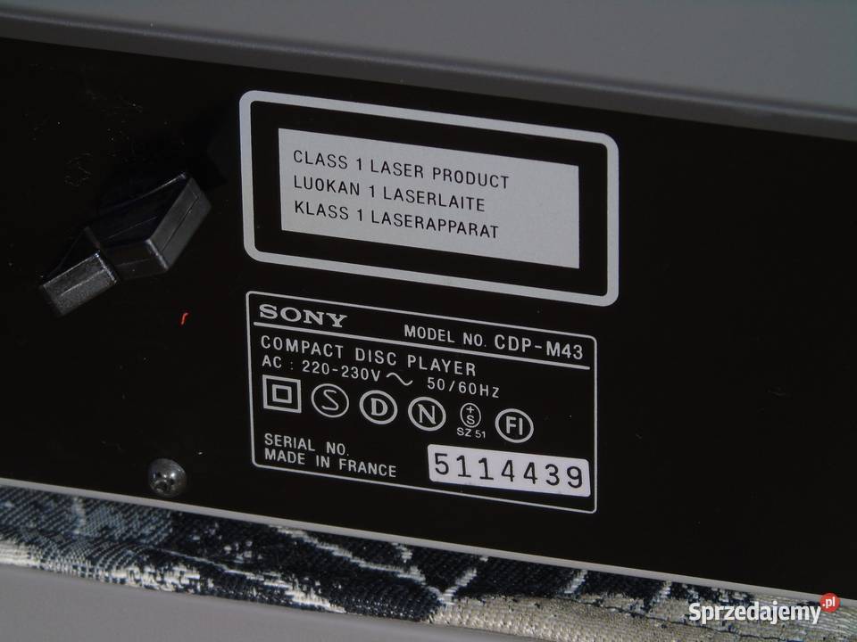 CD Sony CDPM43 sprawny i ładny DOSTAWA Jasło sprzedam