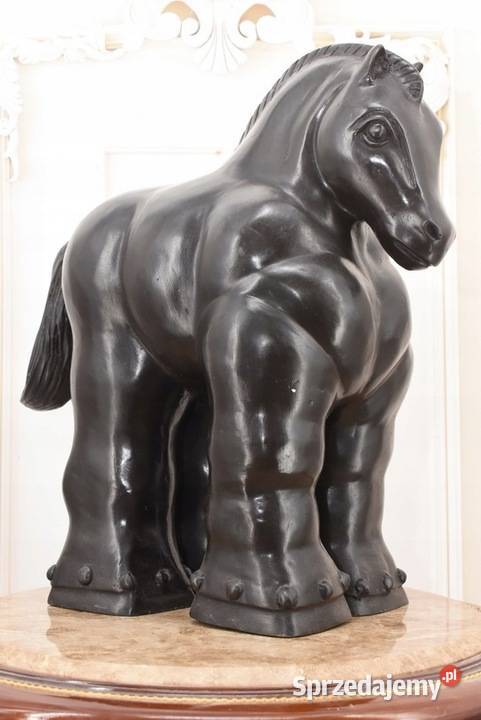 Nowoczesny Koń Fernando Botero Styl Figura Kraków