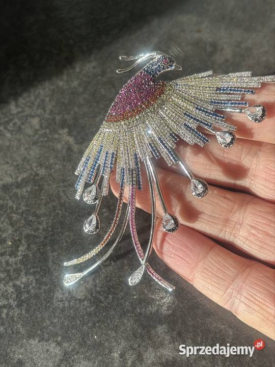Ptak Feniks elegancka broszka Broszki Kraków