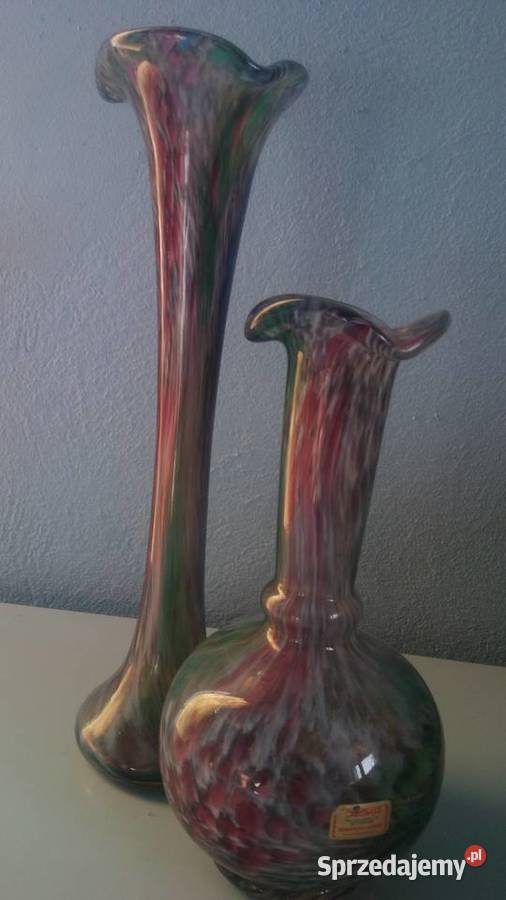 Para wazonów Joska ręcznie formowane lata 60