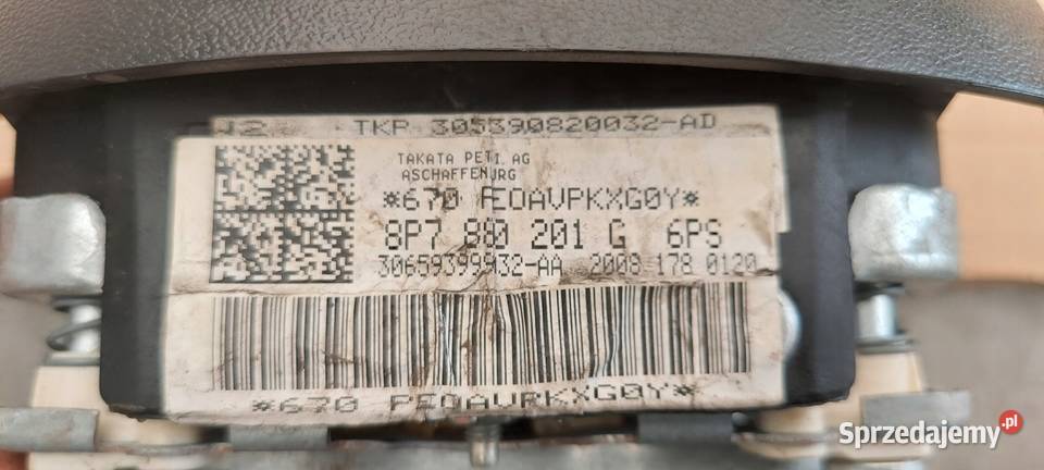 PODUSZKA KIEROWCY AUDI A3 8P LIFT 8P7880201G