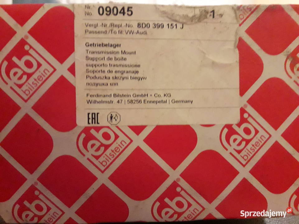 Poduszka skrzyni biegów Audi A6 C5 19TDI warmińsko-mazurskie Ełk