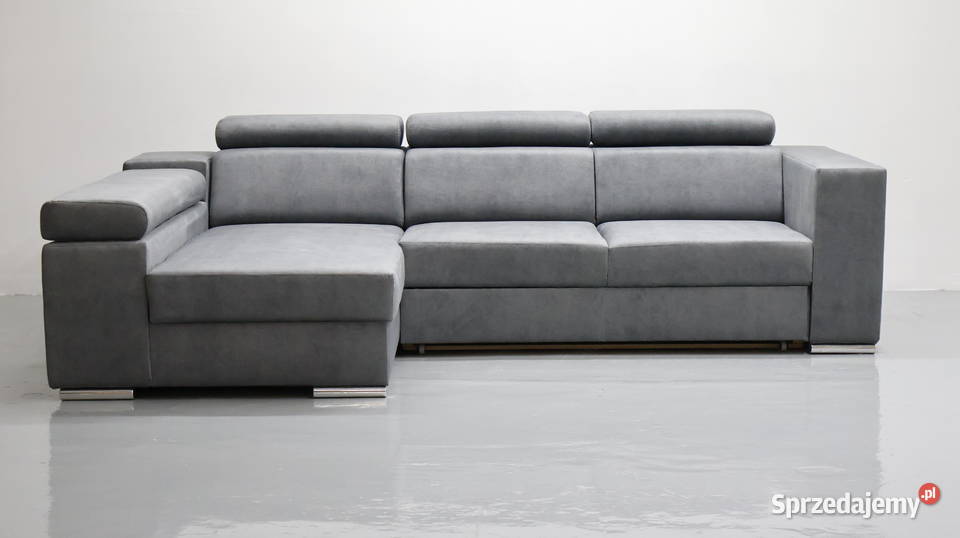 THr Narożnik funkcja spania pojemnik regulowane Poznań