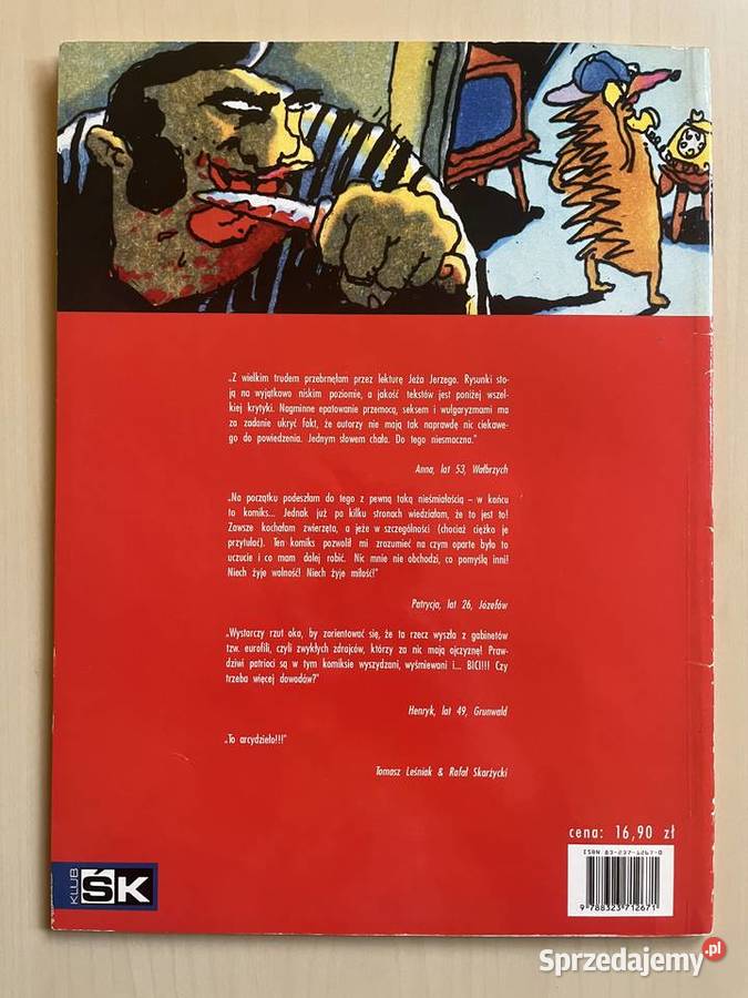 Jeż Jerzy Nie dzieci komiks 46 stro Rok wydania 2002 wielkopolskie Sierosław