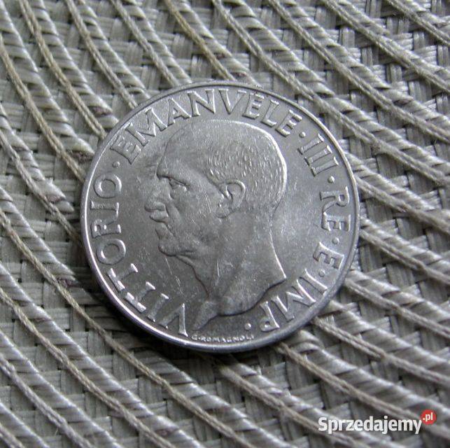 Włochy 1 Lir 1942r Magnetyczna Kalisz sprzedam