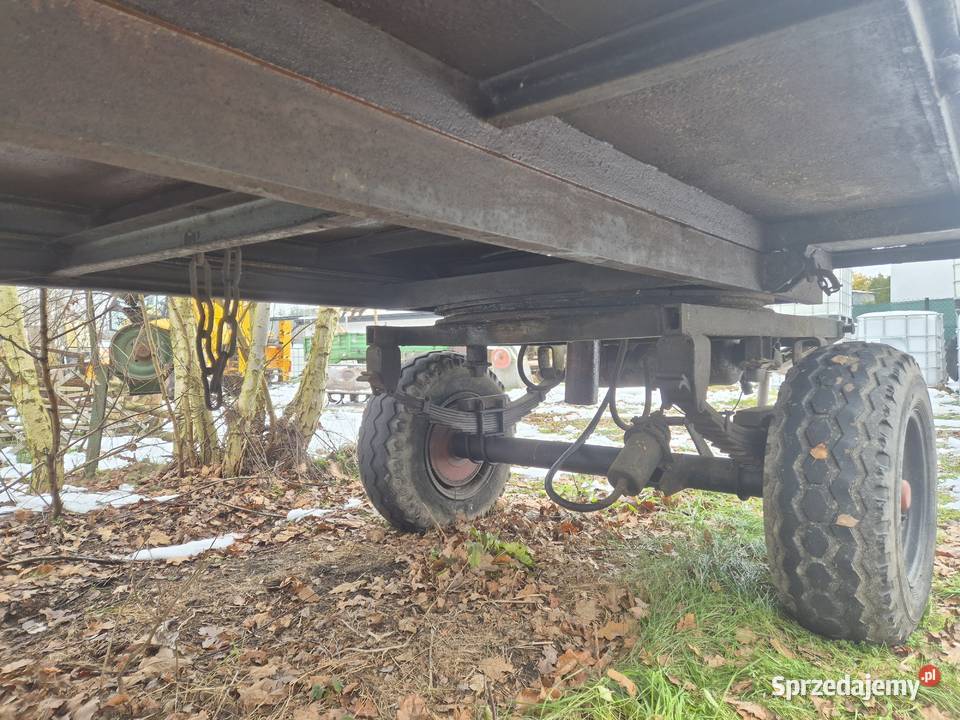 Przyczepa rolnicza D35 kaczka wywrotka dwuosiowa
