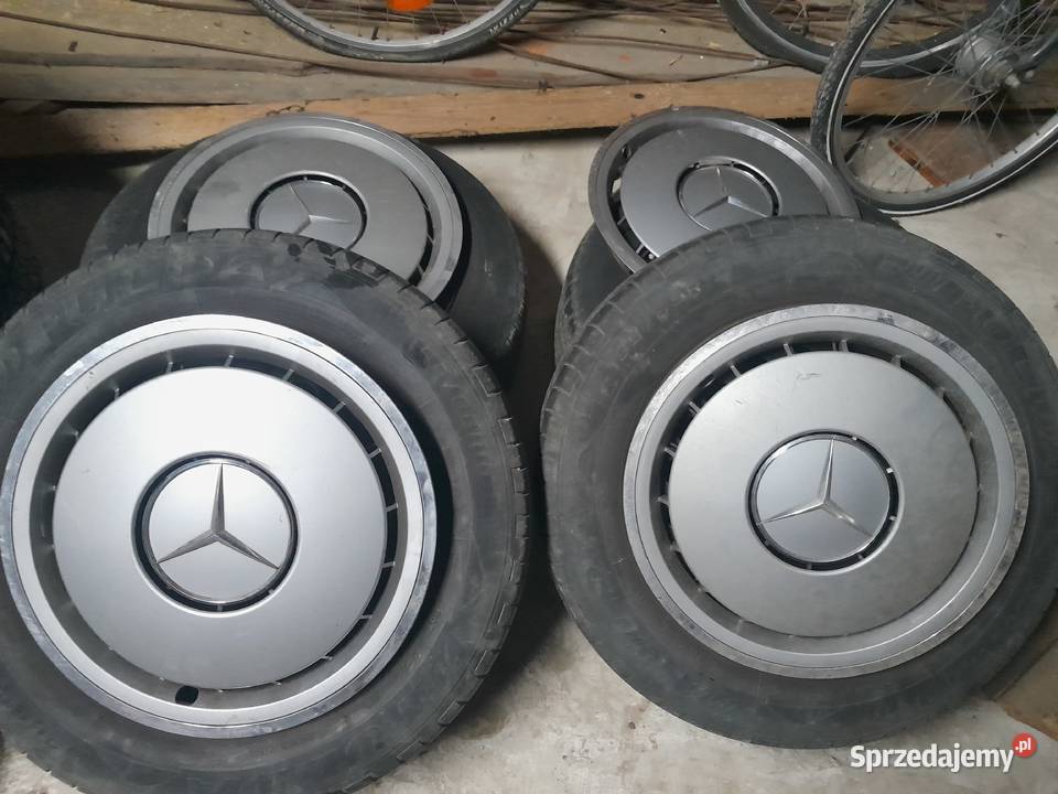 Koła mercedes w124w201 z kołpakami Stalowa Wola