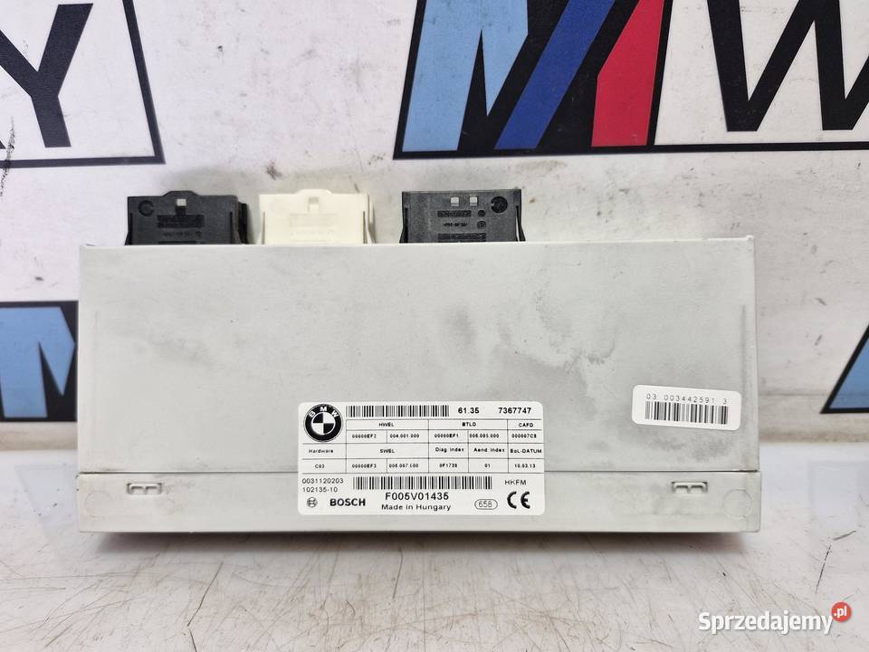 7367747 BMW F15 F16 F31 F36 MODUŁ STEROWNIK Komputery dolnośląskie