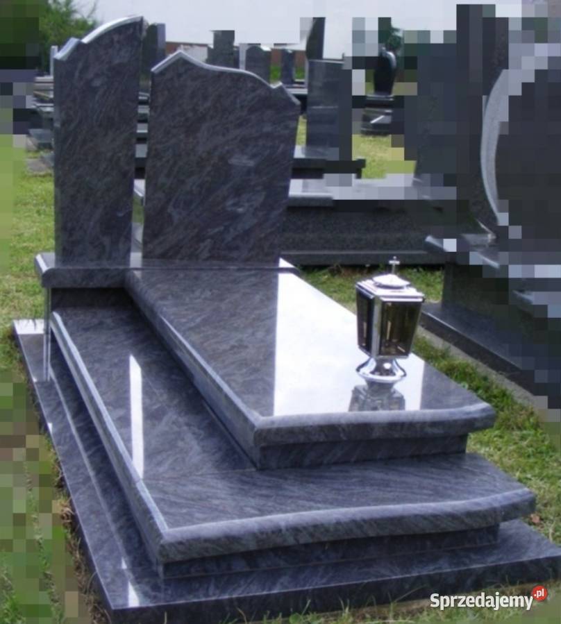 Nagrobek granitowy brąz Jełowa