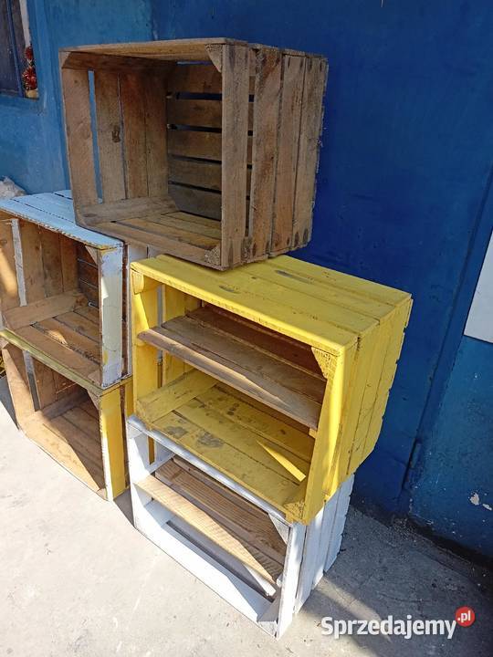 Skrzynka Drewniana Malowana Pozostałe Zabrze