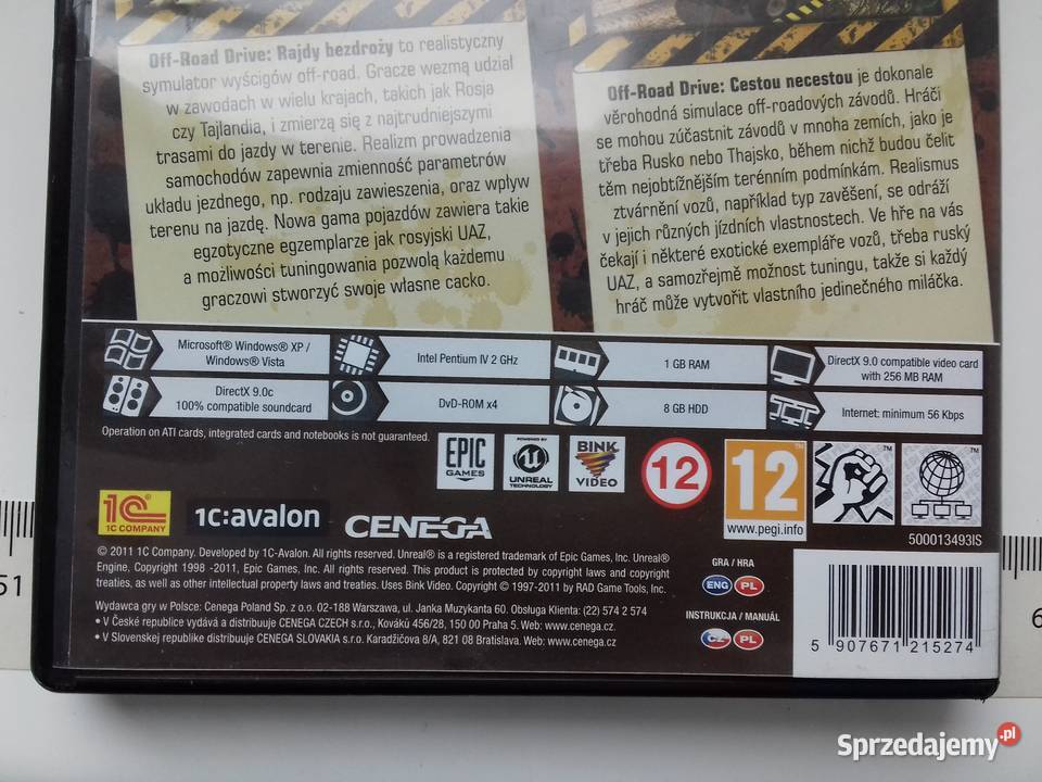 Gra PC OFFROAD DRIVE Rajdy bezdroży na DVD w kujawsko-pomorskie
