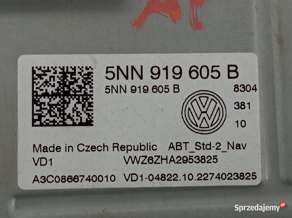 WYŚWIETLACZ 5NN919605B VW Volkswagen TCross I osobowe